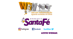 Desktop Screenshot of drogariasantafe.com.br